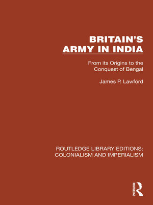 cover image of Britain's Army in India